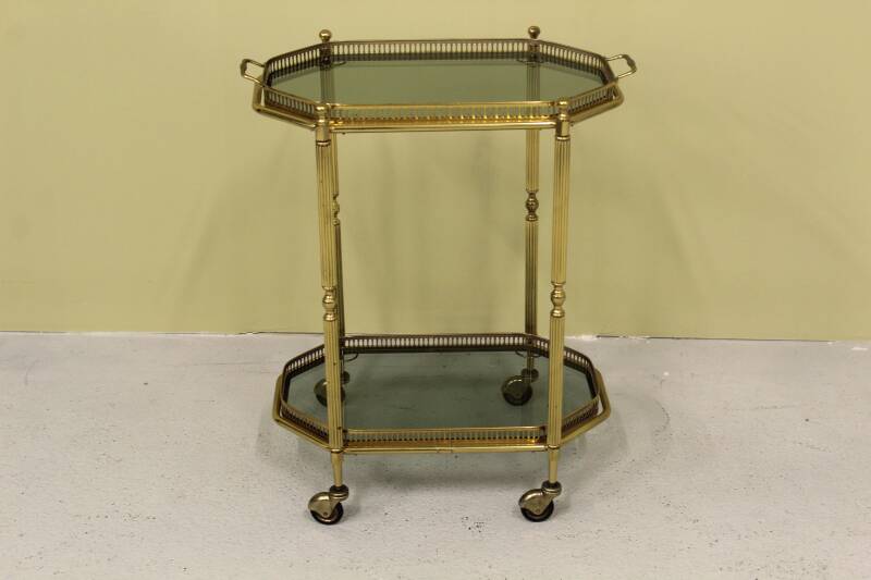 Vintage Franse Barcart, serveerwagen