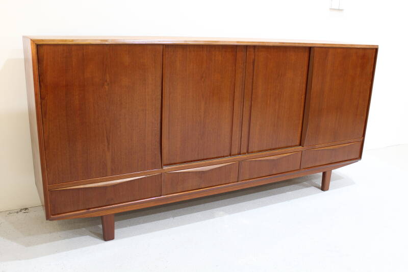 Vintage Deens Design sideboard, dressoir, kast - E.W. Bach jaren '60 | 00988