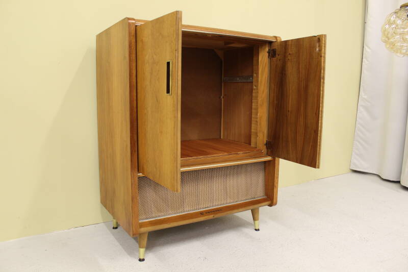 Vintage Philips cabinet, audio furniture - 60s | 00742