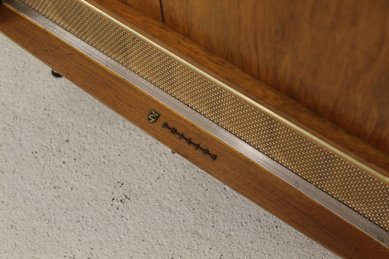 Vintage Philips cabinet, audio furniture - 60s | 00742