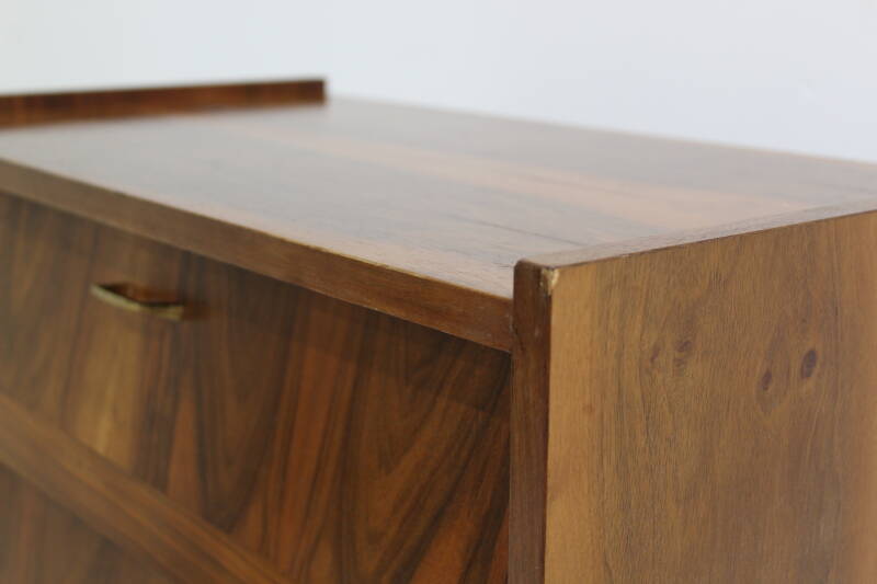 Vintage schoenenkastje - hout, jaren '60 | 01088