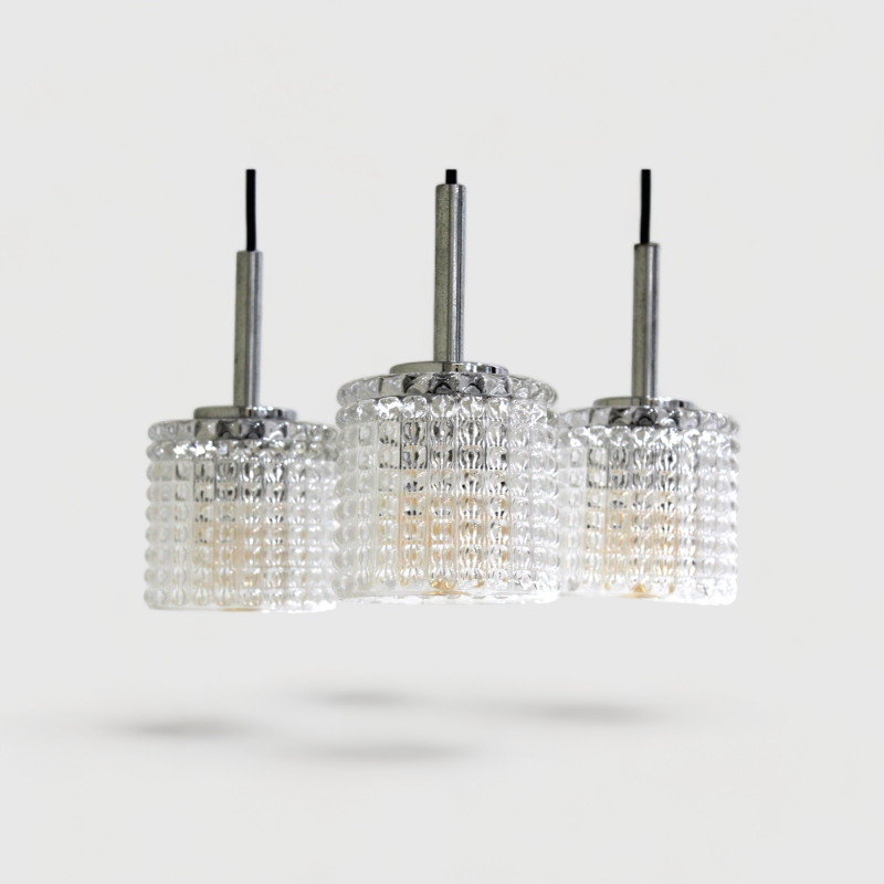 Vintage cascade lamp - transparant persglas | 01038