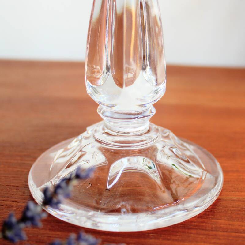 Vintage crystal candlestick