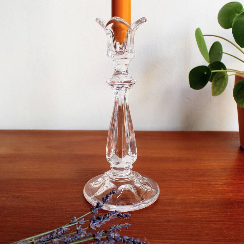 Vintage crystal candlestick