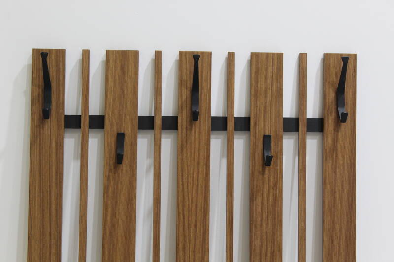 Vintage wardrobe, coat rack - wood, 60s | 01091