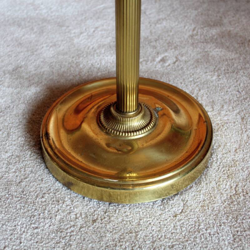 Vintage brass coat rack