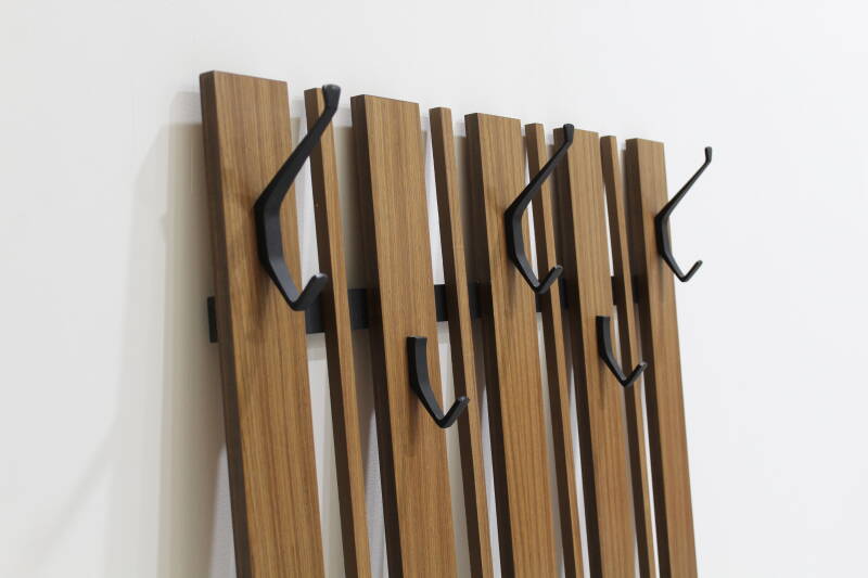 Vintage wardrobe, coat rack - wood, 60s | 01091