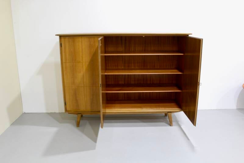 Vintage kast, linnenkast, kledingkast, spelletjeskast - jaren '50 | 01192