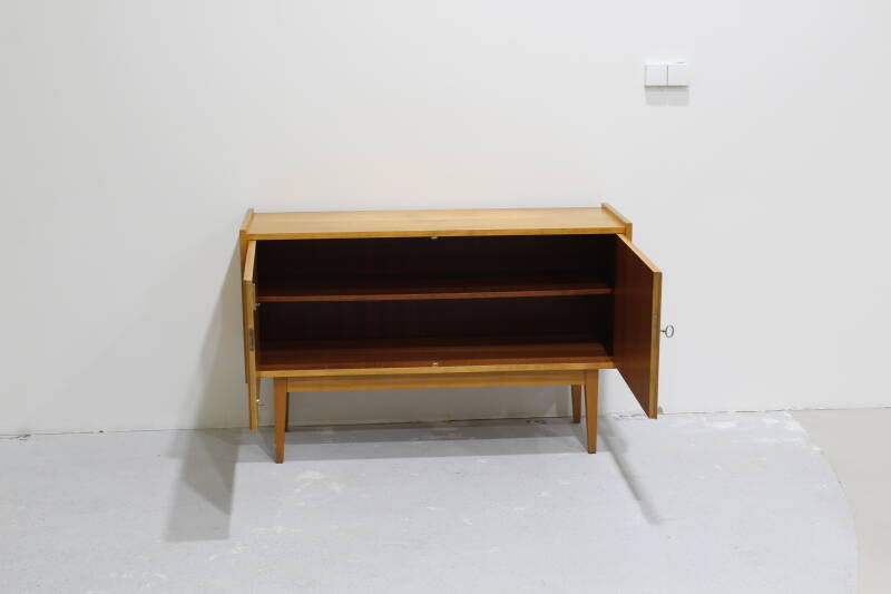 Vintage dressoir, sideboard - licht hout jaren '60 | 00968