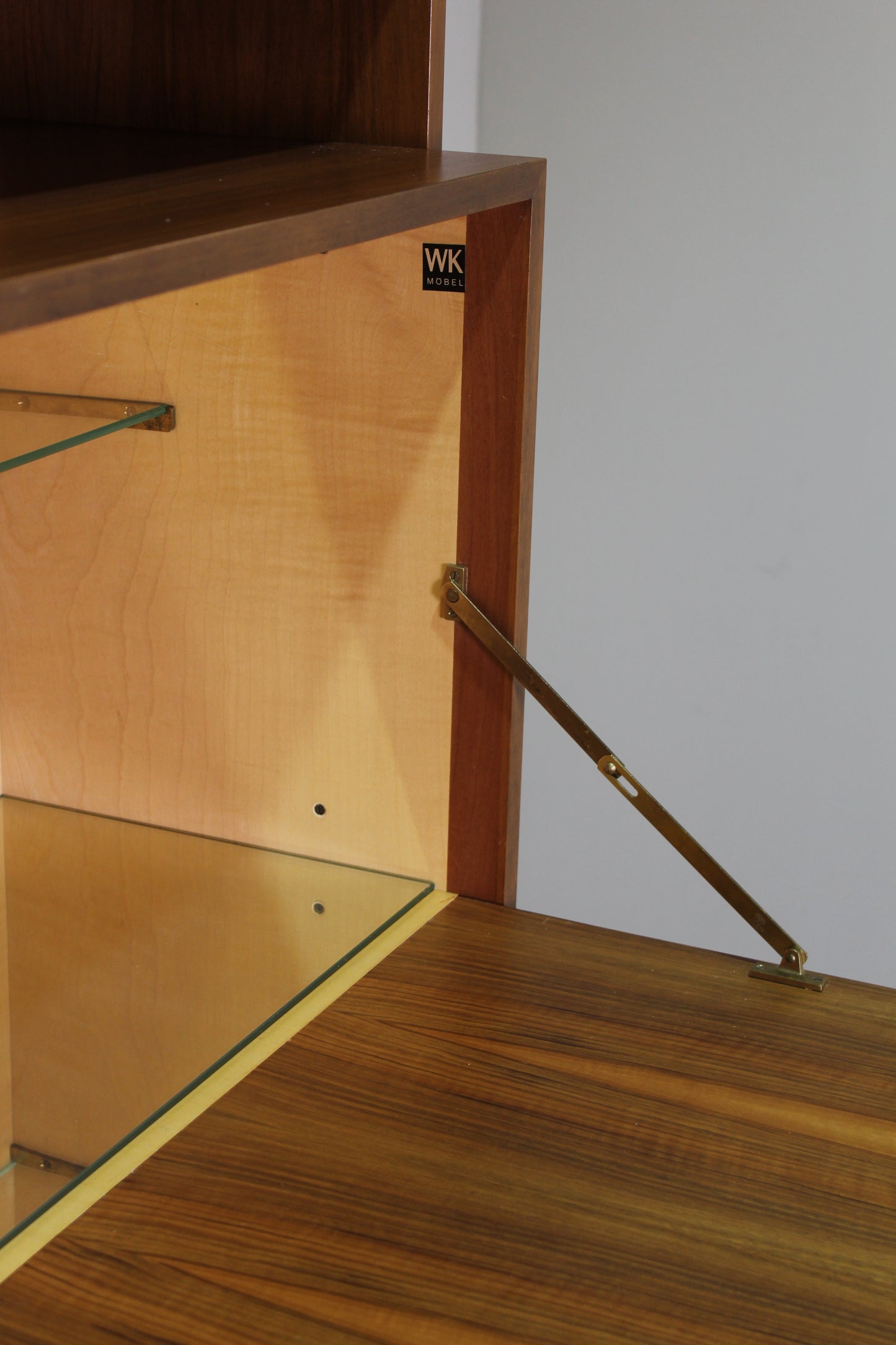 Vintage Bücherregal, Hängeschrank, Highboard - 1960er Jahre