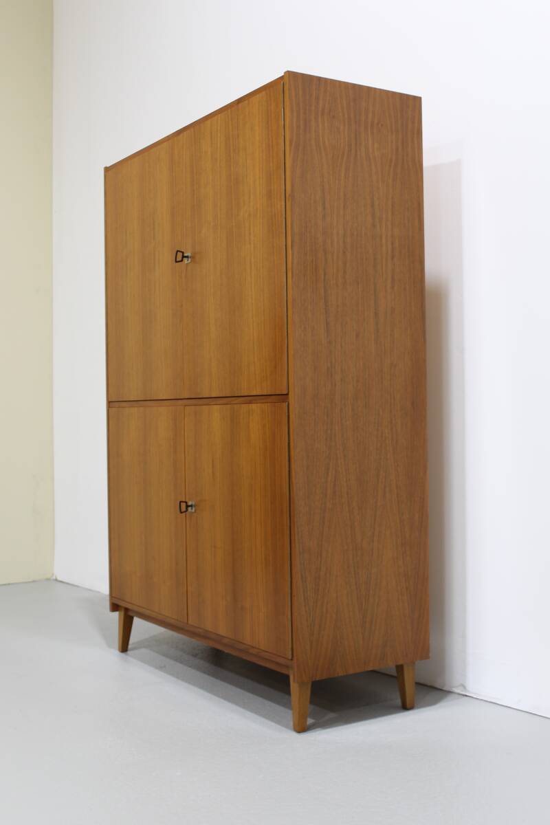 Vintage hoge kast, dicht - jaren '60 | 01151