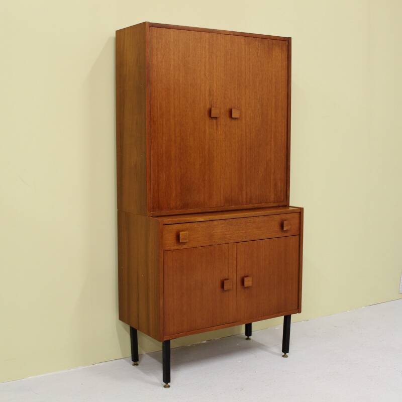 Vintage wandkast, highboard (2/3)