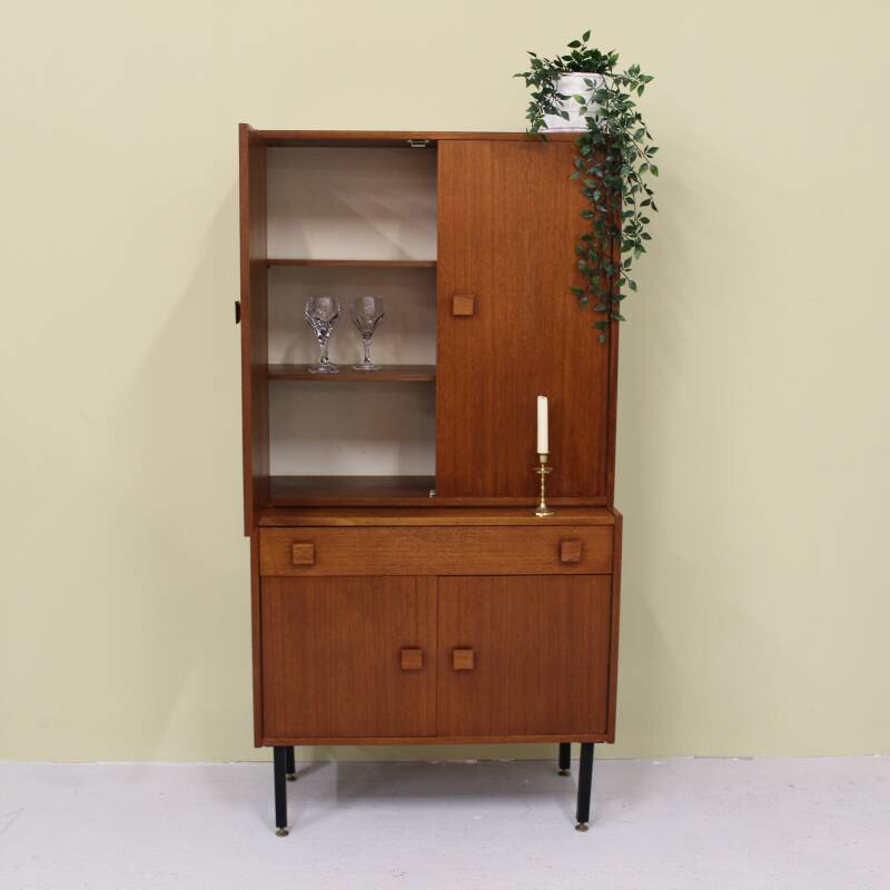 Vintage wandkast, highboard (2/3)