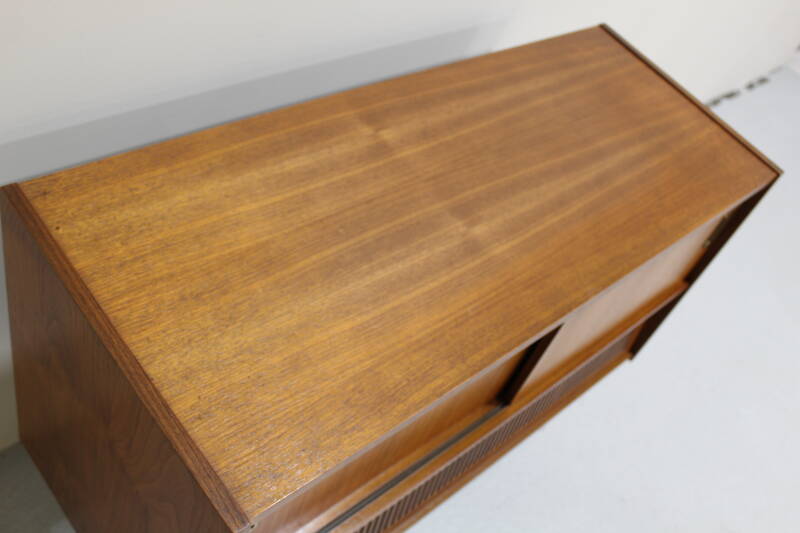 Vintage dressoir, sideboard, audiomeubel, radiokast - Philips, jaren '60 | 01290