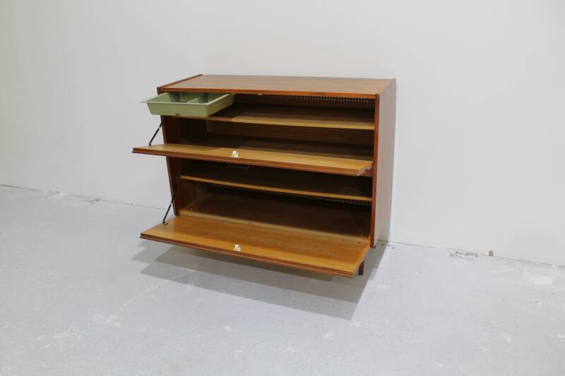 Vintage Sideboard, Schuhschrank - Holz, 60er | 00895