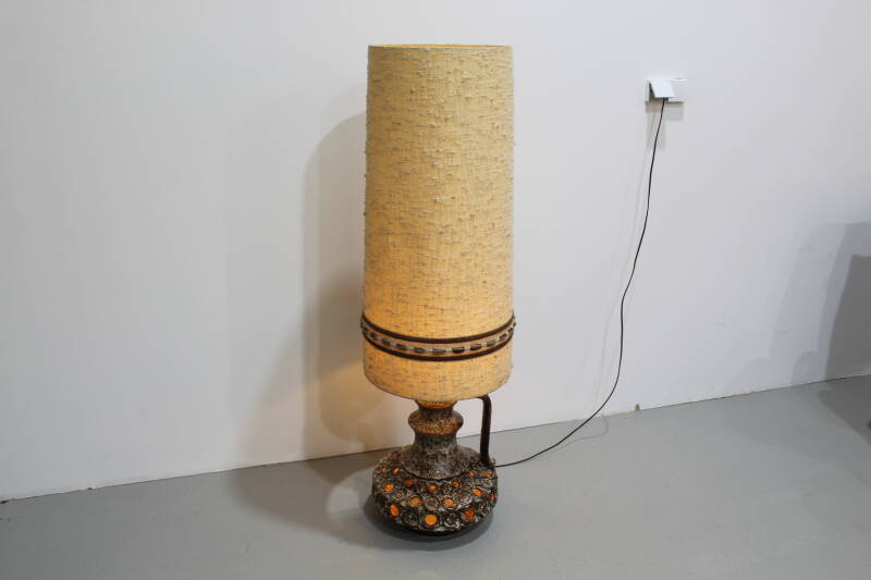 Vintage West Germany floor lamp - fat lava - 70s | 01182