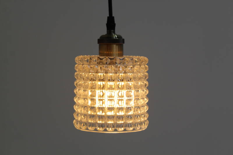 Vintage hanglamp Kaiser Leuchte - glas | 00964