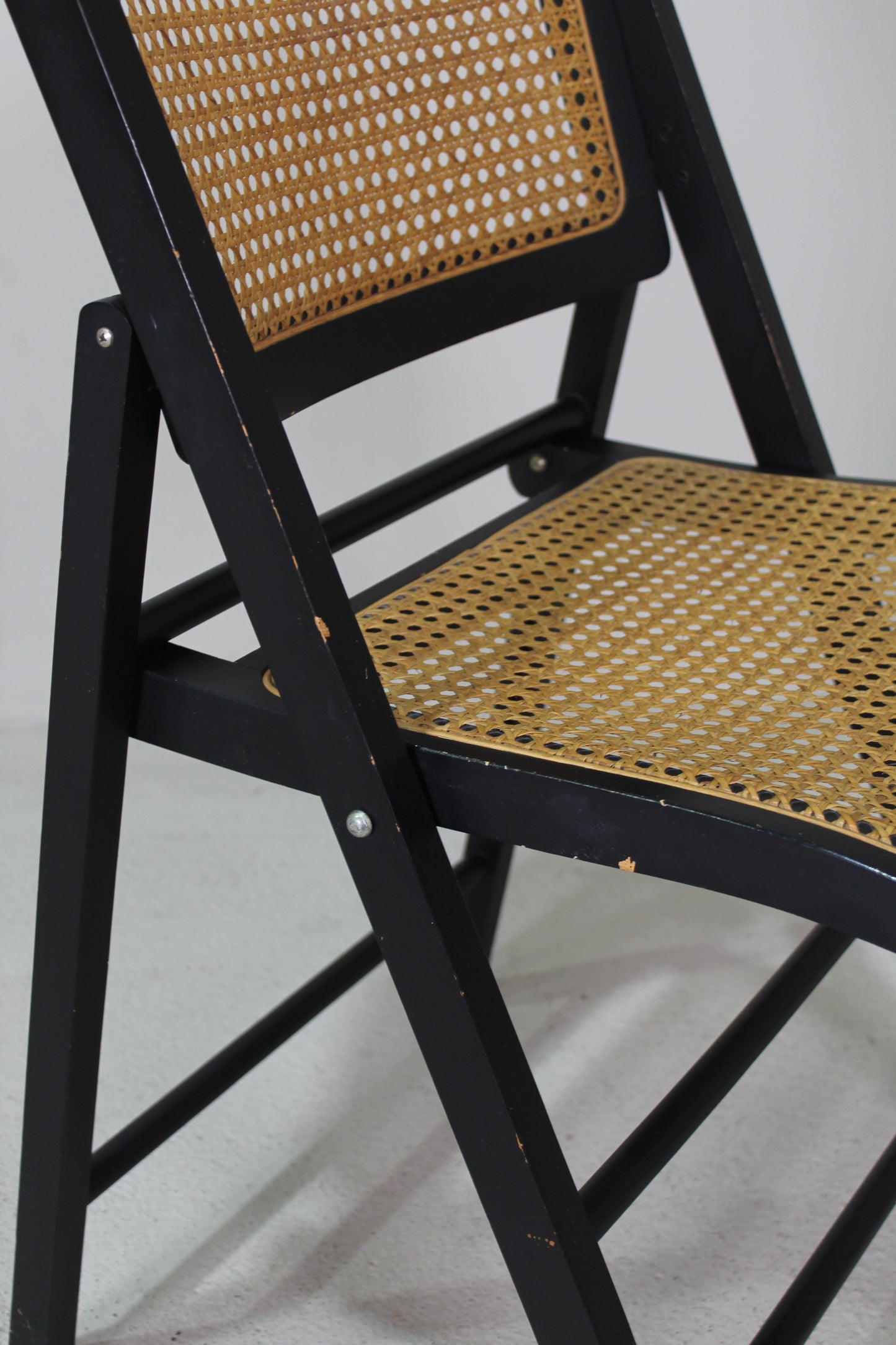 Retro webbing klapstoel