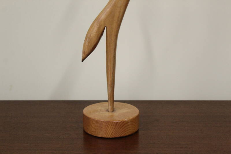 Vintage wooden crane