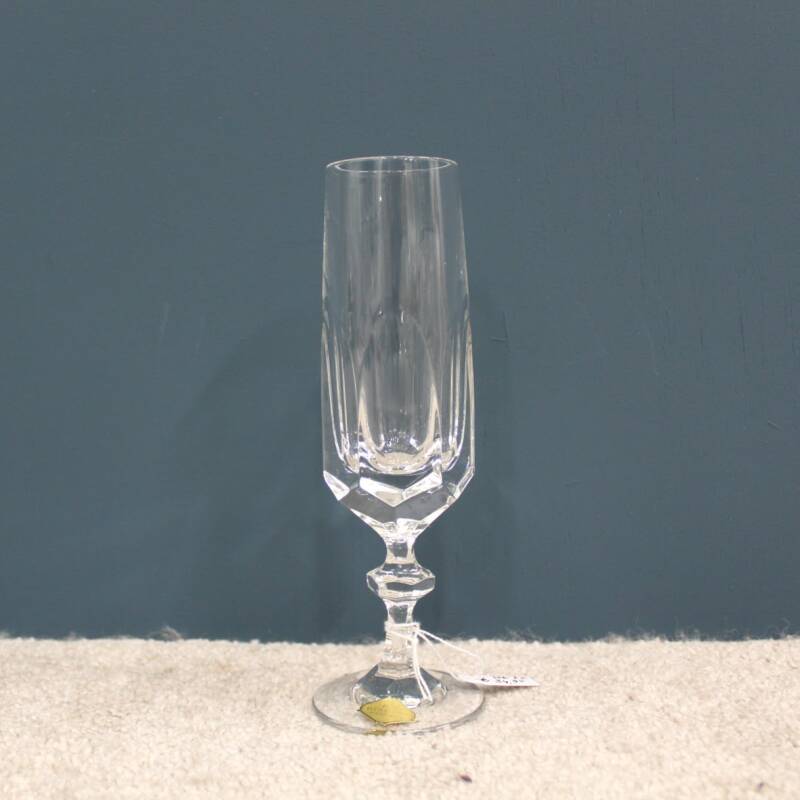 Vintage kristallen champagneglazen 6x