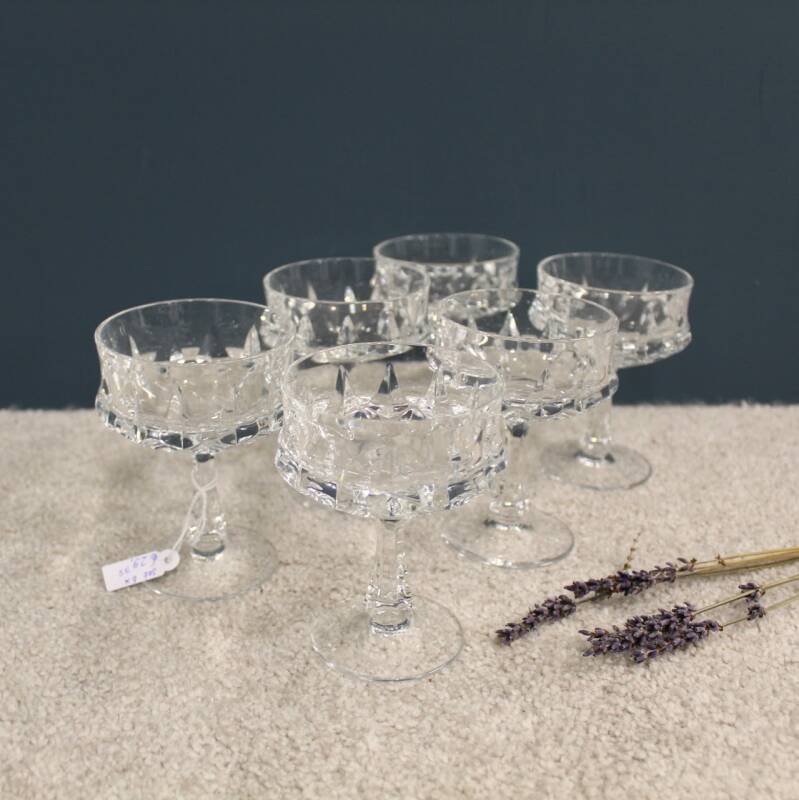 Vintage crystal glasses