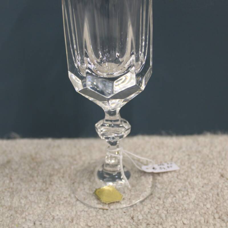 Vintage kristallen champagneglazen 6x