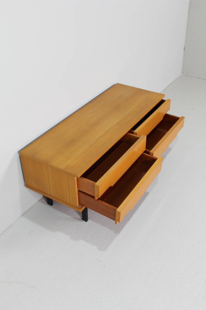 Vintage low sideboard, TV cabinet, cupboard - 70s | 01437