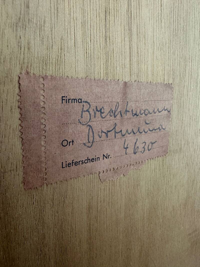 Vintage kast, linnenkast, kledingkast, spelletjeskast - jaren '50 | 01192