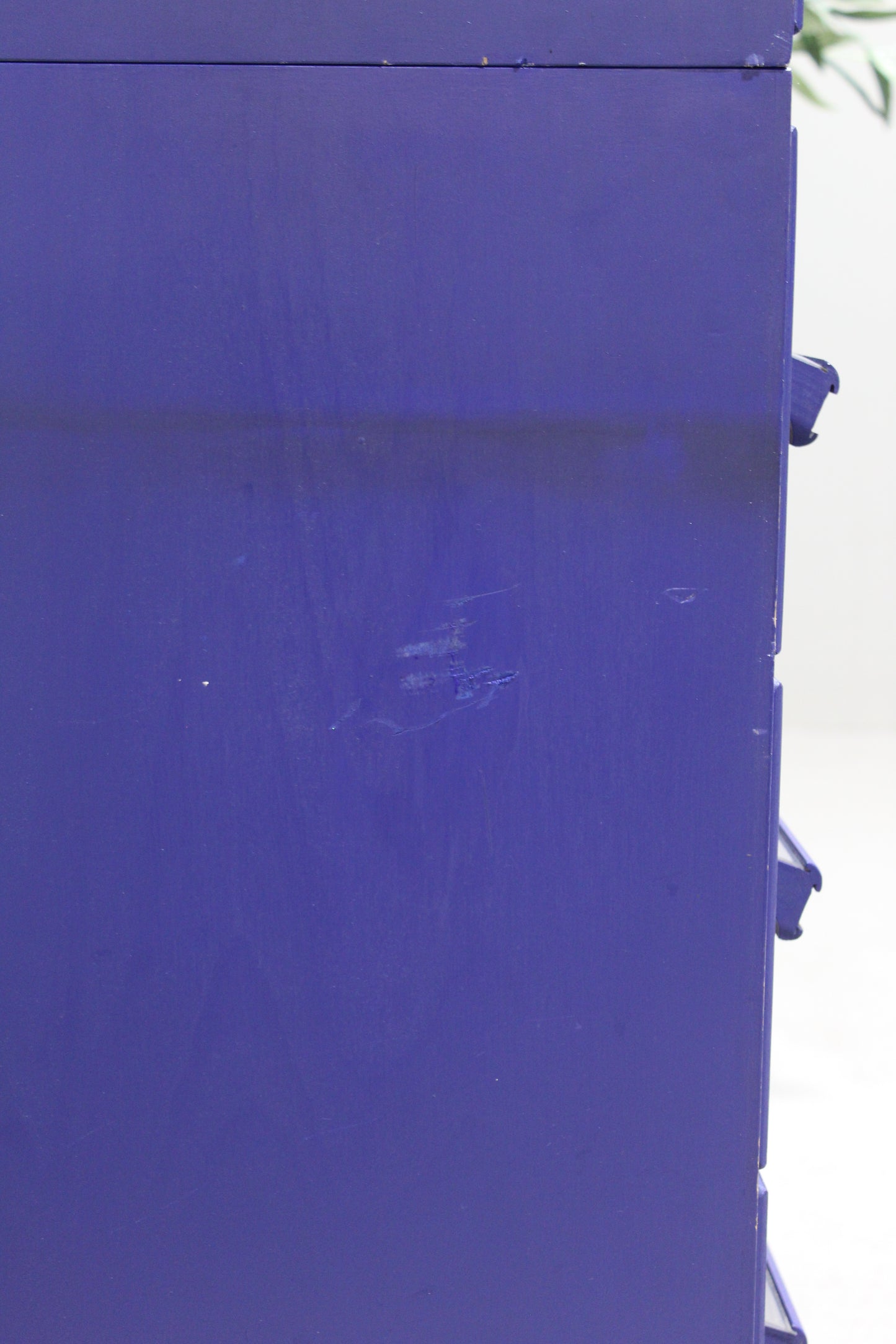 Vintage ladekast, opbergkast - blauw