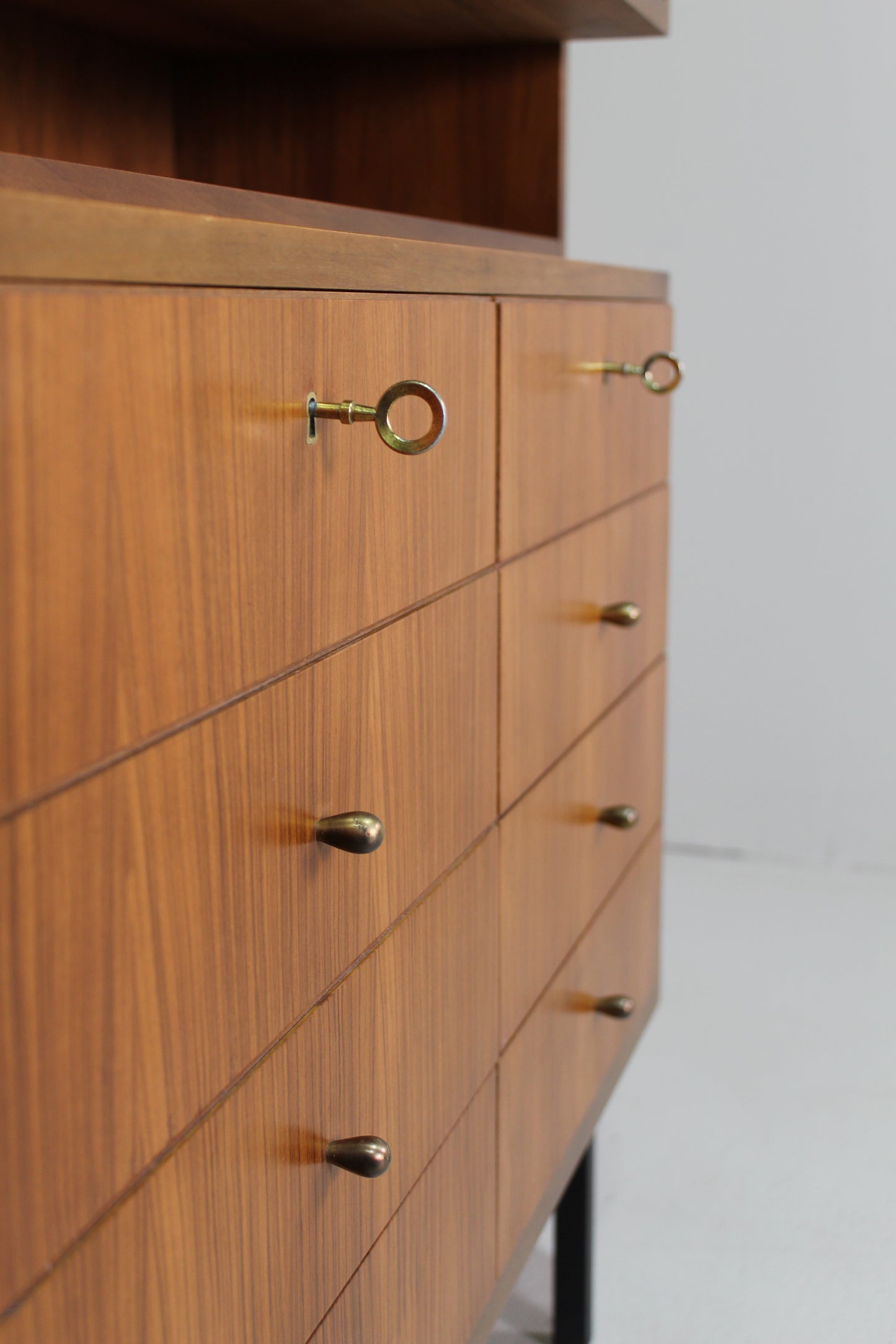 Vintage Bücherregal, Hängeschrank, Highboard - 1960er Jahre