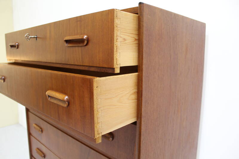 Vintage ladekast - Deens Design, teak hout | 00987