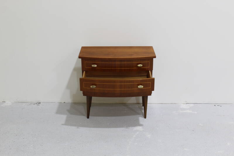 Vintage chest of drawers - 1960s, brass | 00919