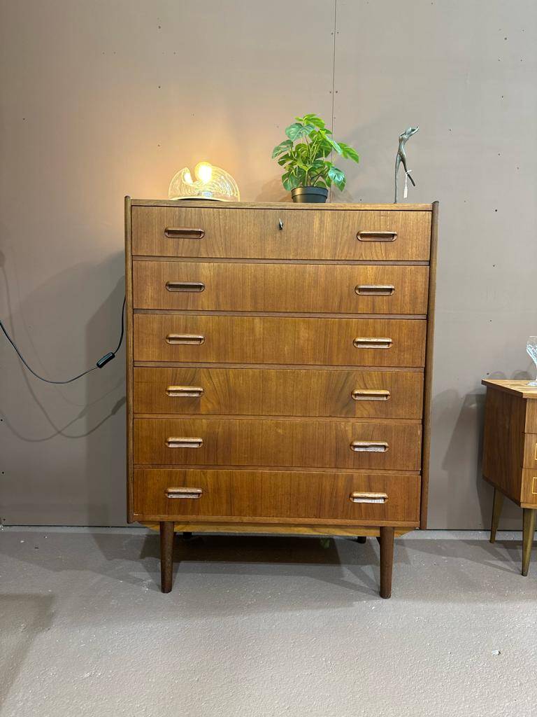 Vintage ladekast - Deens Design, teak hout | 00987