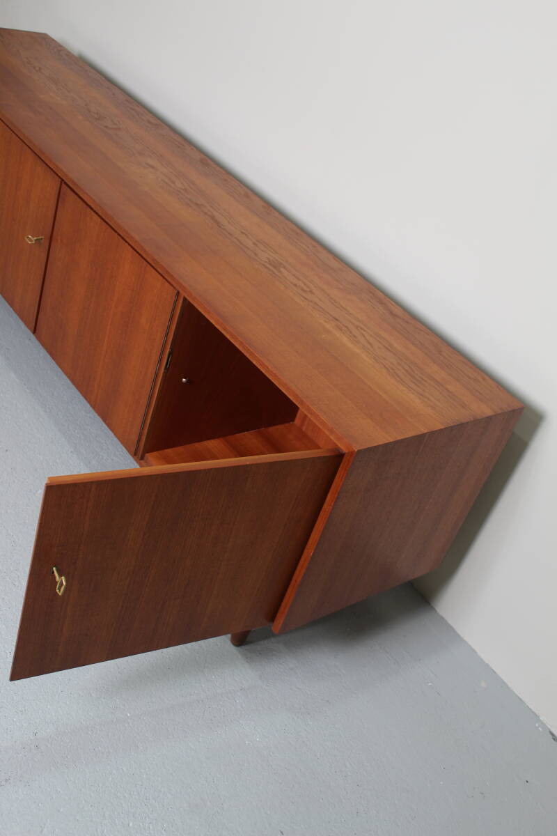 Vintage tv-meubel, dressoir, sideboard - teak, jaren '60 | 01292