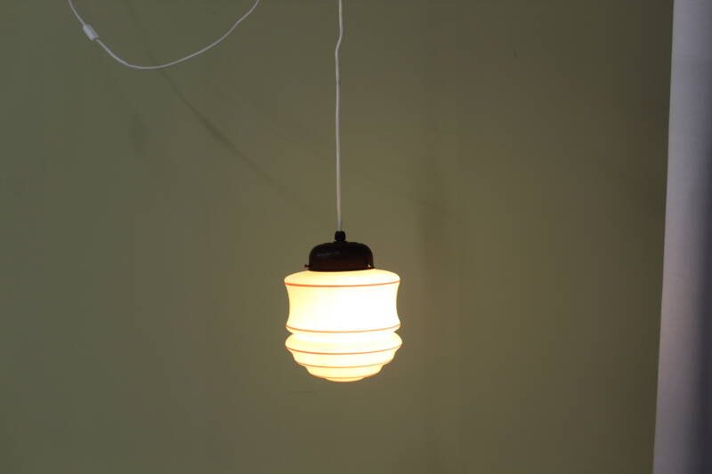 Vintage hanging lamp - art deco, 1930s | 00819
