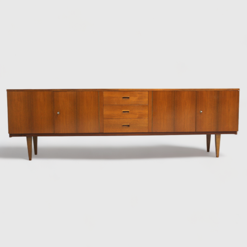 Vintage dressoir, sideboard - teak, jaren '60 | 01069