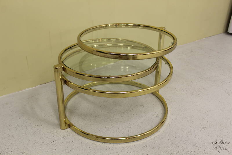 Vintage Couchtisch drehbar Leitmotiv | 00863