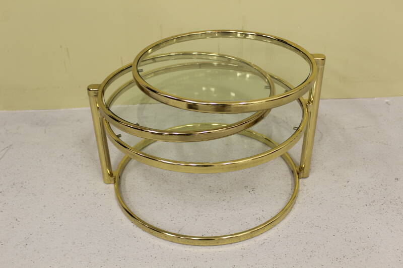 Vintage Couchtisch drehbar Leitmotiv | 00863