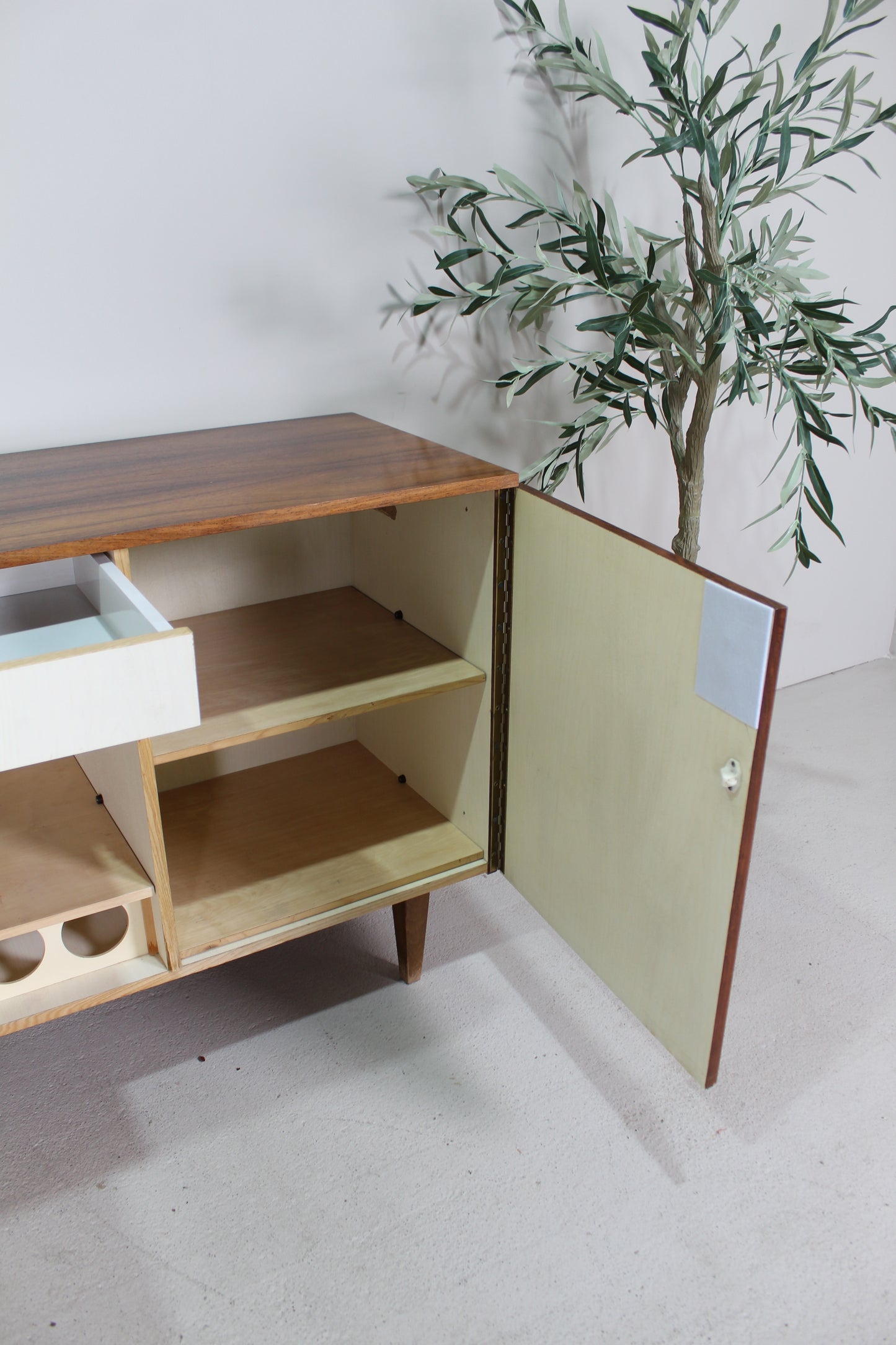 Vintage drankkast palissander