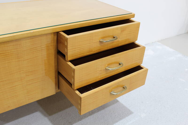 Vintage low sideboard, TV cabinet, cupboard - mid century | 00883