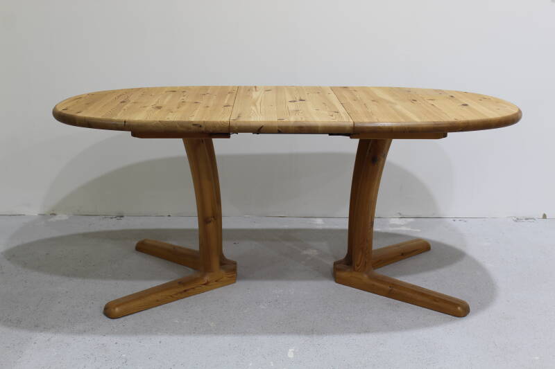 Vintage Danish Design dining table, extendable - Dyrlund pine wood | 00992