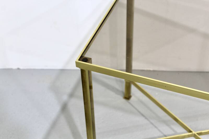 Vintage brass side table - 70s | 01204
