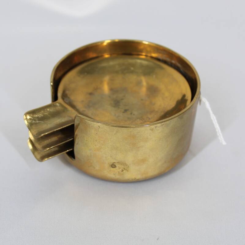 Vintage messing asbakjes