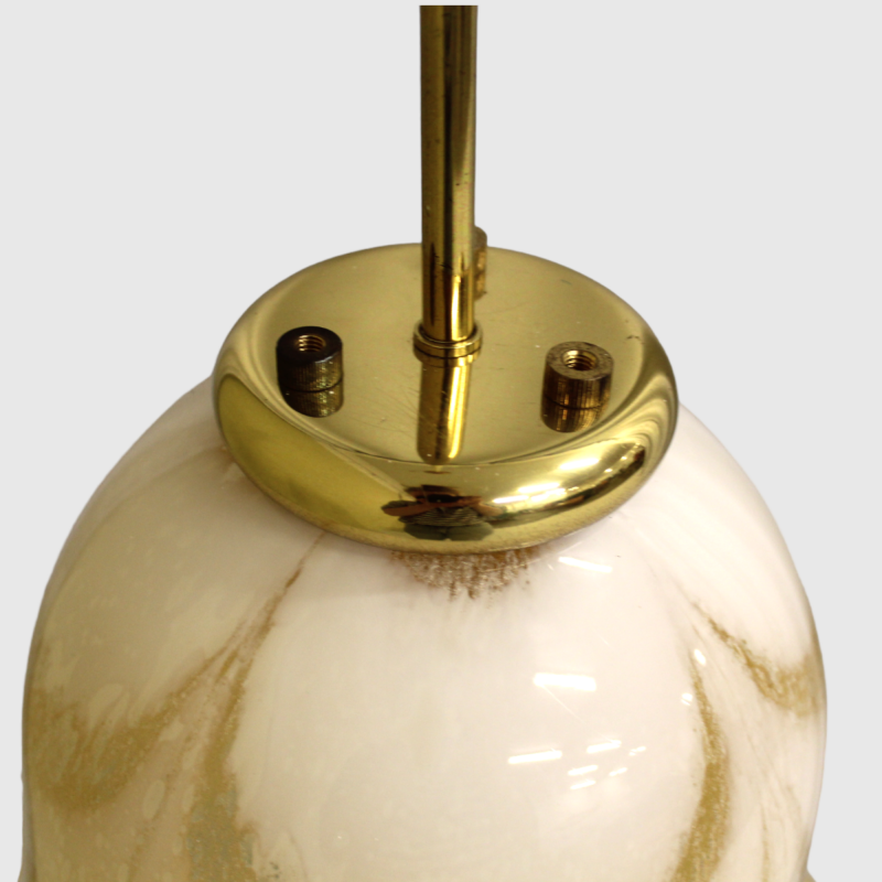 Vintage glazen hanglamp | 00743