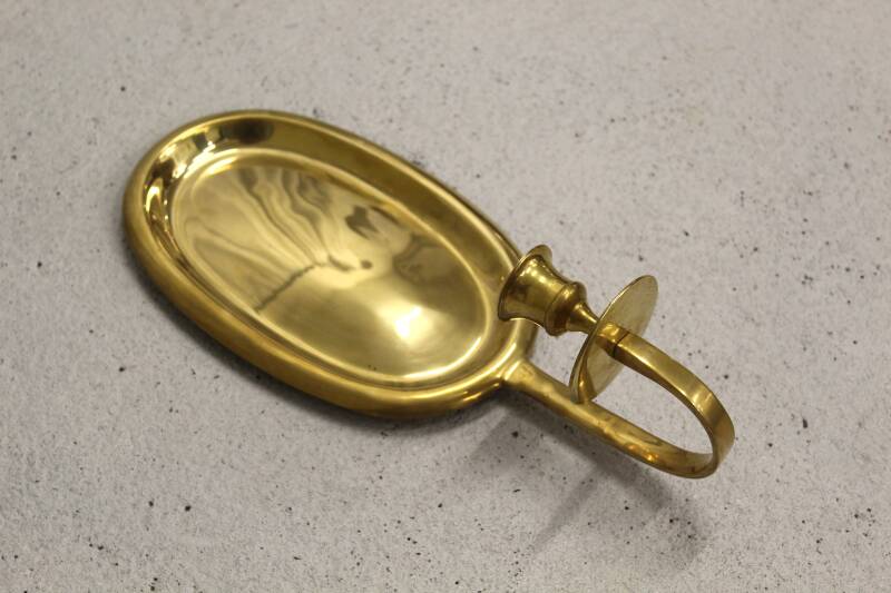 Vintage brass wall sconce