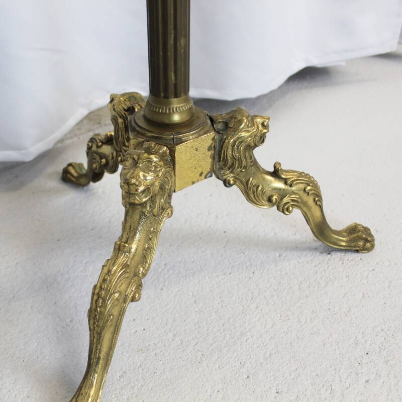 Vintage brass coat rack