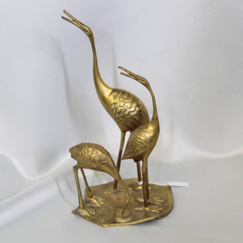Vintage kraanvogels messing