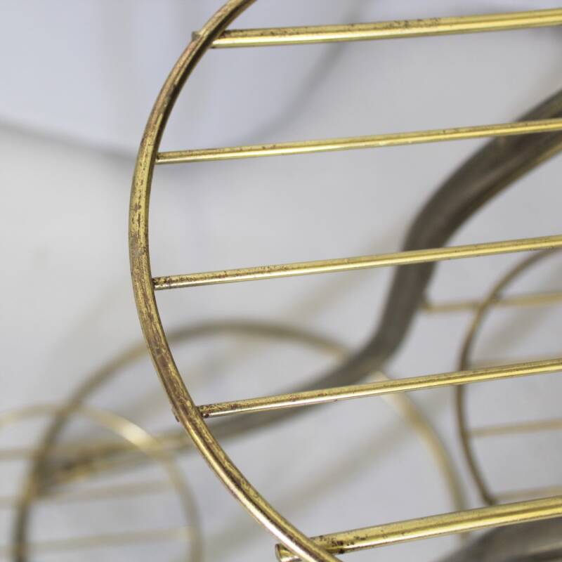 Vintage brass plant stand