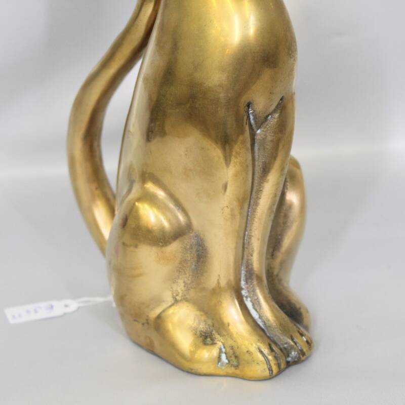 Vintage brass cat (26 cm)