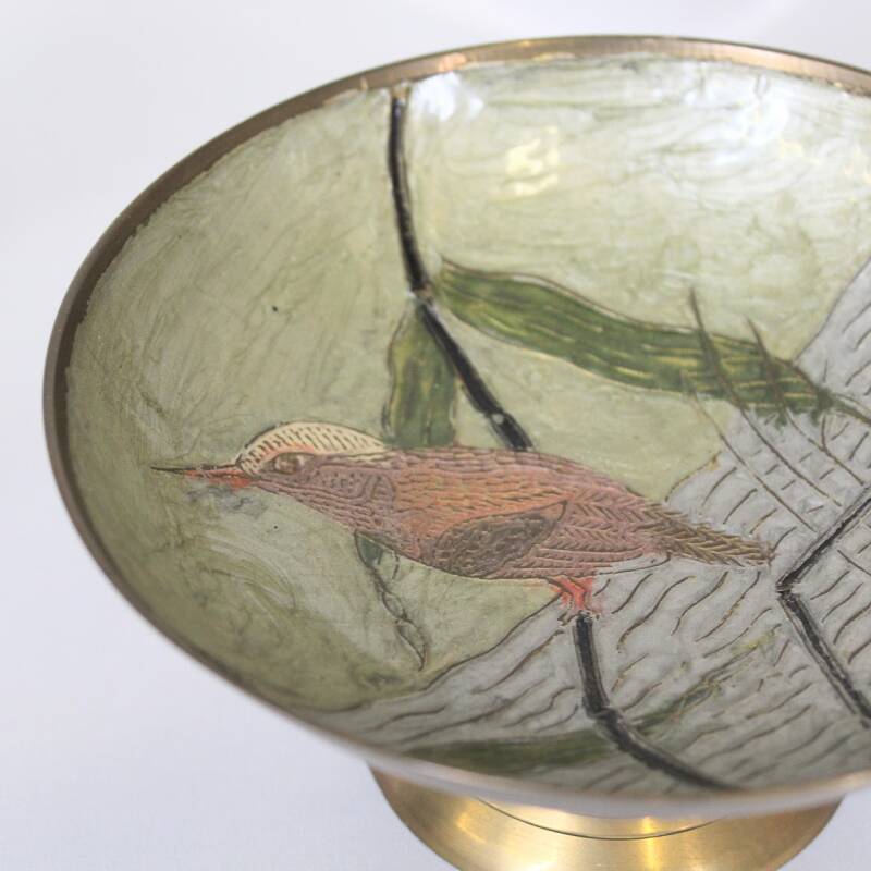 Vintage brass bowl, jewelry bowl